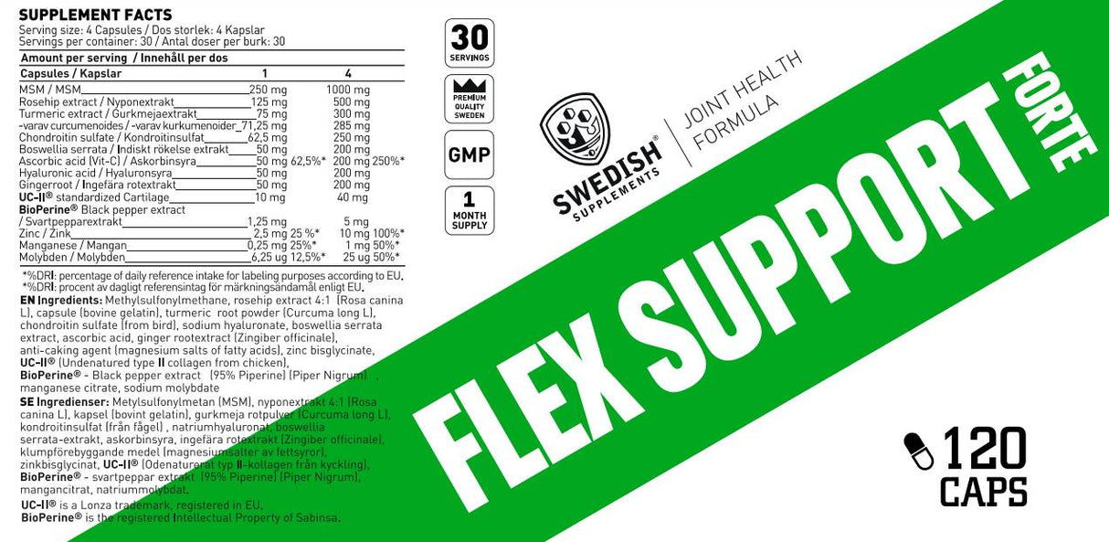 Flex Podpora Forte | z UC -II® - 120 kapsul