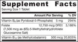 Folat Forte - metil folat + metil B12 + P -5 -P - folat 30 tablet