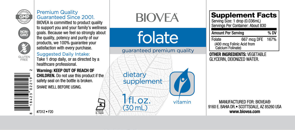 Kapljice tekočine za folate / 30 ml