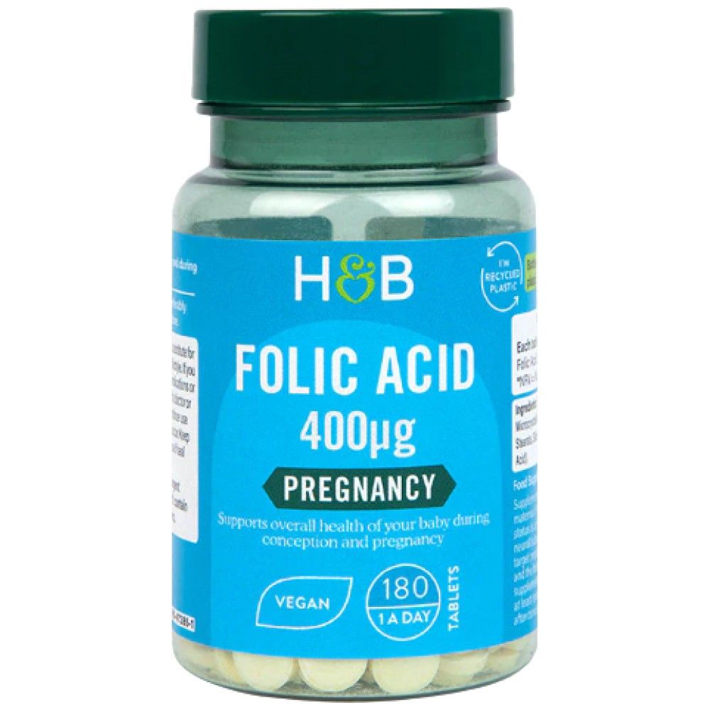 Folna kislina 400 mcg - 180 tablet