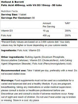Folna kislina 400 mcg | Z VIT D3 10 mcg - 90 tablet