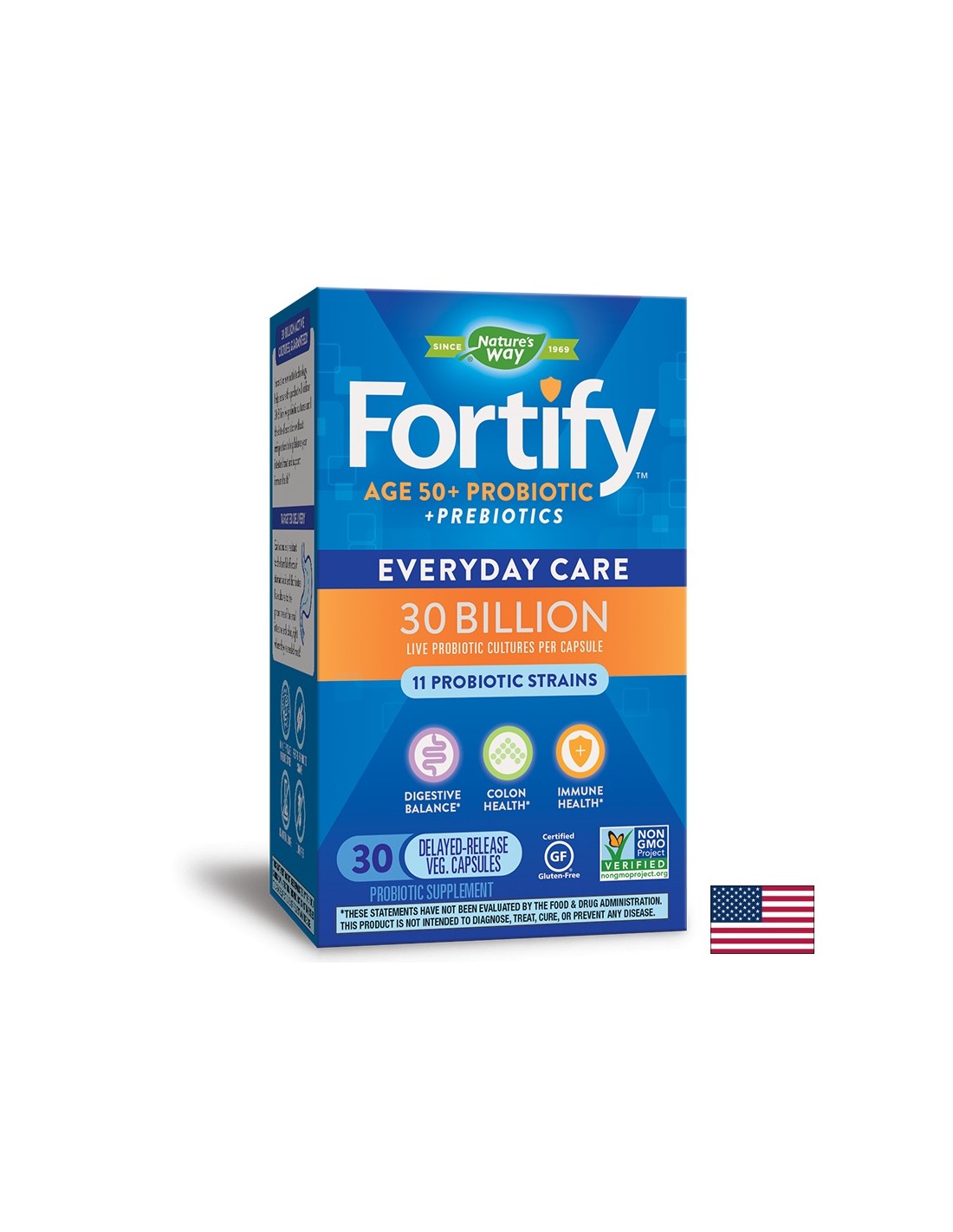 Fortify / Primadophilus starost 50+ probiotik / 30 milijard - 30 kapsul