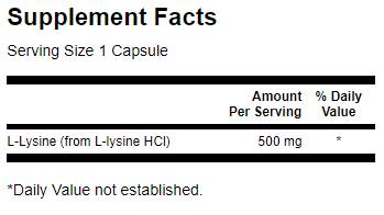 L-lizin 500 mg 300 kapsul
