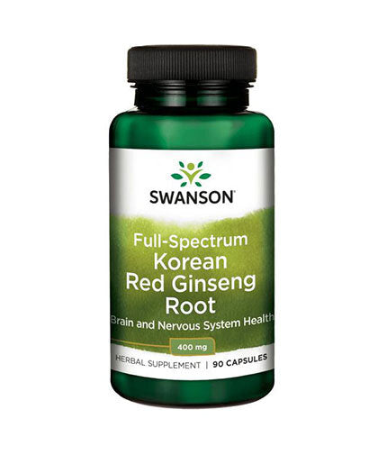 Celoten spekter korejski rdeči ginseng korenina 400 mg - 90 kapsul