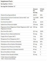 Minerali celotnega spektra - 100 tablet
