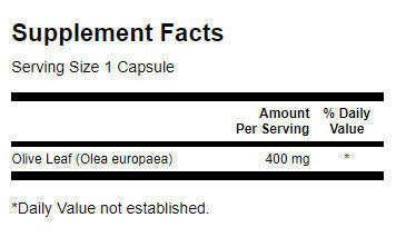 Oljčni list celotnega spektra 400 mg - 60 kapsul