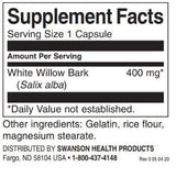 Celoten spekter bela vrba lubja 400 mg / 90 kape - 0
