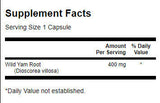 Celoten spekter Wild Yam 400 mg - 60 kapsul