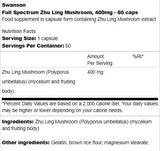 Celoten spekter zhu ling goba 400 mg 60 kapsul