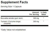 Celoten spekter Boswellia in Curcumin - 60 kapsul