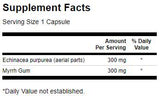 Celoten spekter Echinacea in Myrrh Gum 60 kapsul
