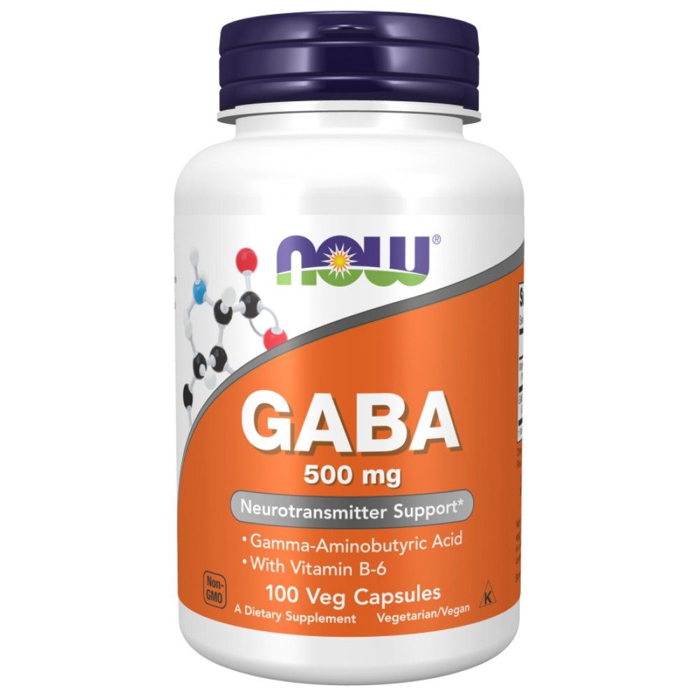 GABA 500 mg + B6 - 100 kapsul