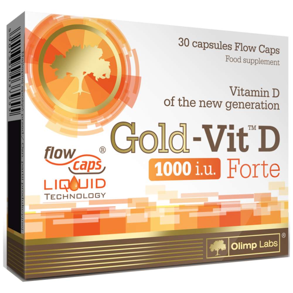 Gold-VIT D FORTE 1000 IU 30 kapsul