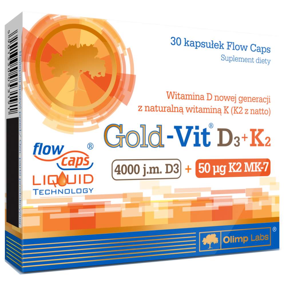 ZLATI VIT D3 + K2 30 kapsul
