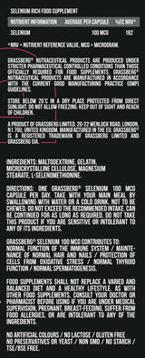Grassberg Selenium 100mcg 60 kape