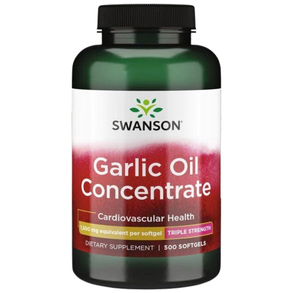 Koncentracija česna olja 1500 mg 500 gel kapsul