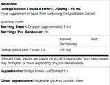 Ginkgo Biloba Tekoči ekstrakt 250 mg - 29 ml