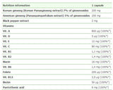 Kompleks Ginseng Vita - 30 kapsul