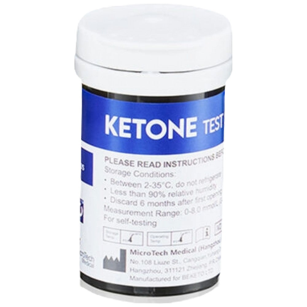 Gluketo Meter - Ketoni Strip testi - 50 psov.