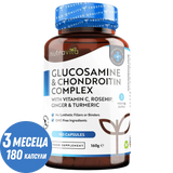 Glukozamin hondroitin /180 kapsul, 90 dni/ s kurkumo, ingverjem in vitaminom C <tc>Nutravita</tc>