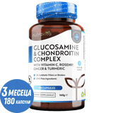 Glukozamin hondroitin /180 kapsul, 90 dni/ s kurkumo, ingverjem in vitaminom C <tc>Nutravita</tc>