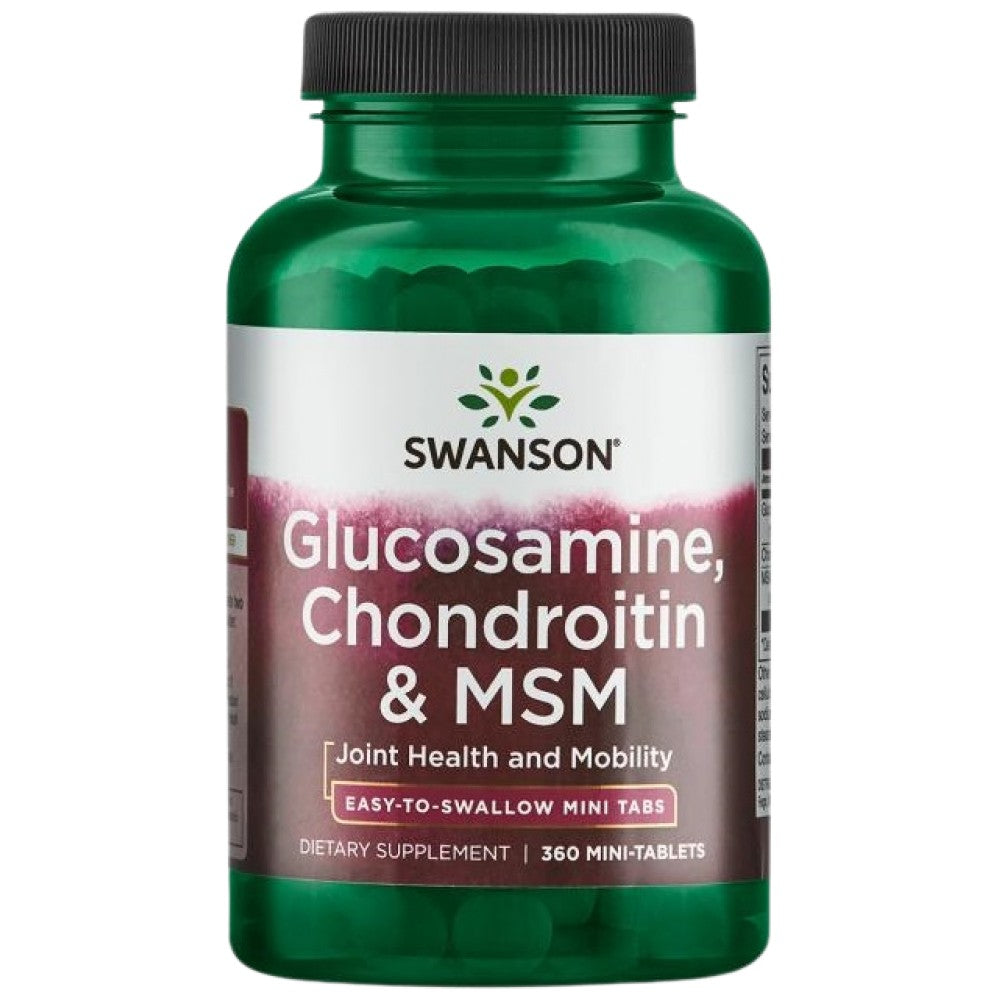 Glukozamin, hondroitin in MSM | Mini tablete - 360 tablet