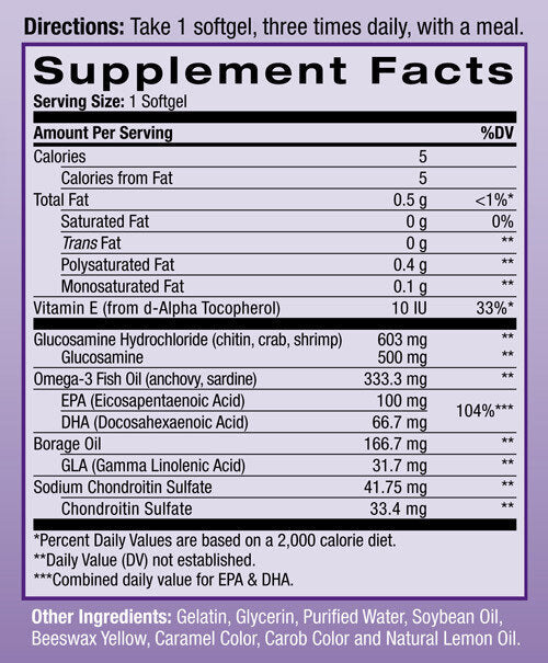 Glukozamin omega 3 - 90 gel kapsul
