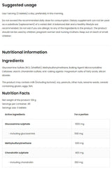 Glukozamin + MSM + hondroitin - 30 tablet