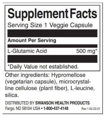 Glutaminska kislina 500 mg - 60 kapsul
