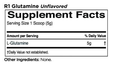 Glutamin | 100% mikronizirani L -glutamin - 398 gramov