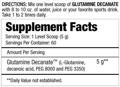 Glutamin dekanat - 300 gramov