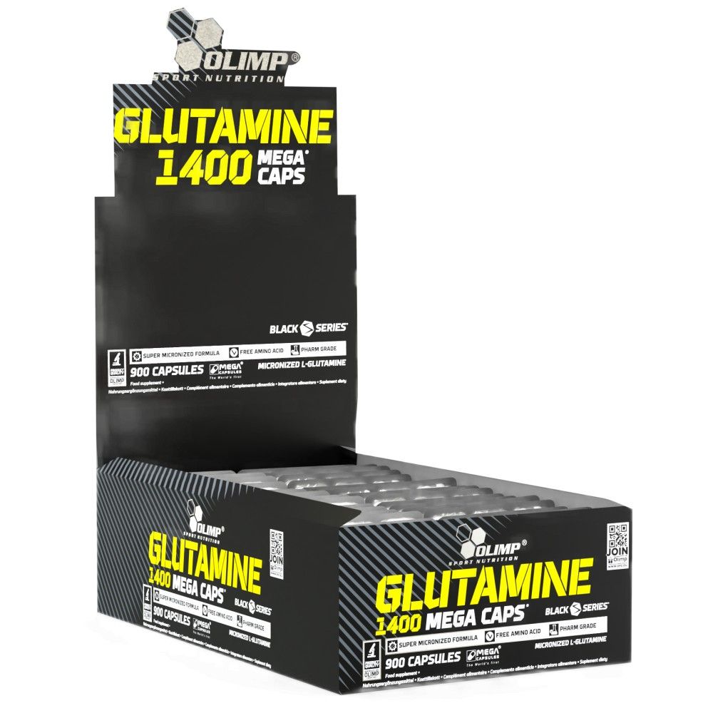 Glutamin mega kapice 1400 - 30 x 30