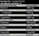Zlato BCAA 2: 1: 1 | z glutaminom, citrulinom in elektroliti - 375 gramov