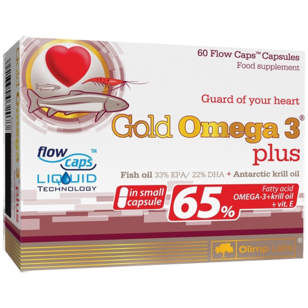 Zlata omega 3 65% + kril olje 60 kapsul