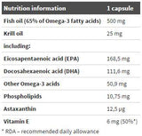 Zlata omega 3 65% + kril olje 60 kapsul