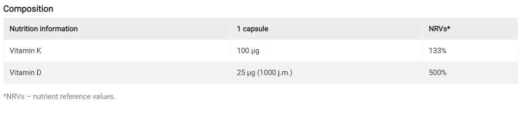 Gold Vit K2 Plus 30 kap <tc>Olimp</tc>