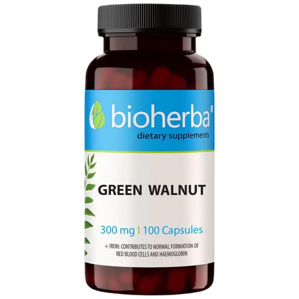 Zeleni oreh 300 mg - 100 kapsul