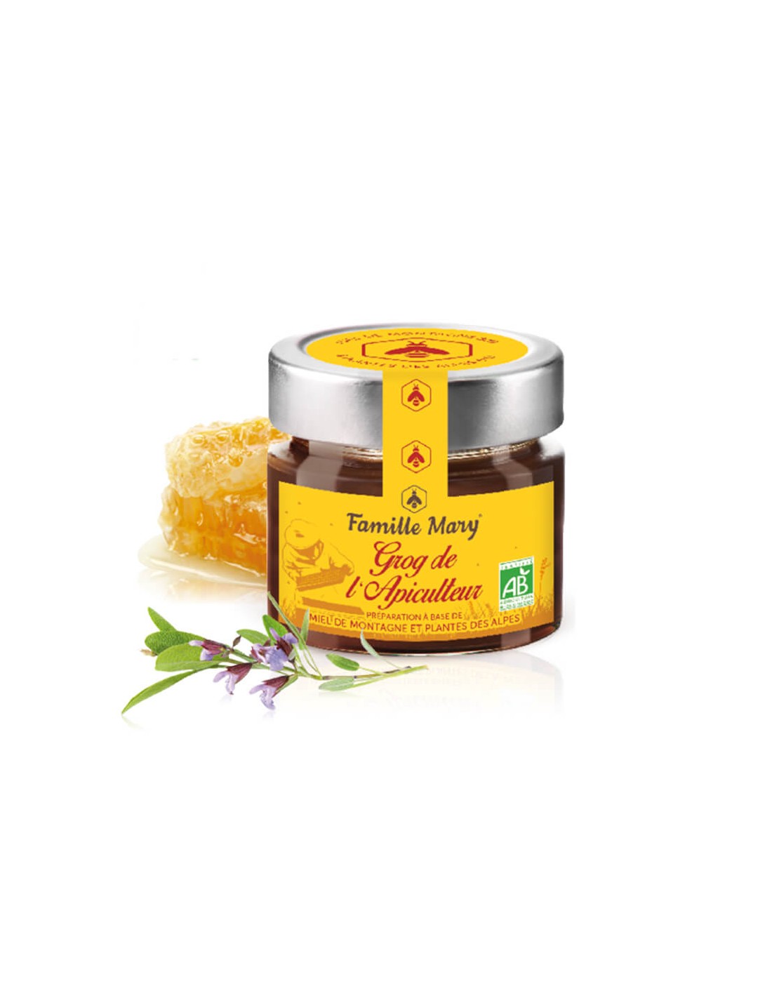 Grog de l'Apicultul / Grog iz alpskih rastlin, propolis in alpskih rastlin, 100 g Famille Mary