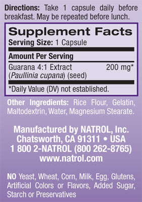 Guarana 200 mg. / 90 kapic.