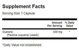 Guarana 500 mg - 100 kapsul