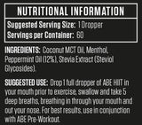 HIIT Performance kapljice | z mct & poprovo meto - 30 ml