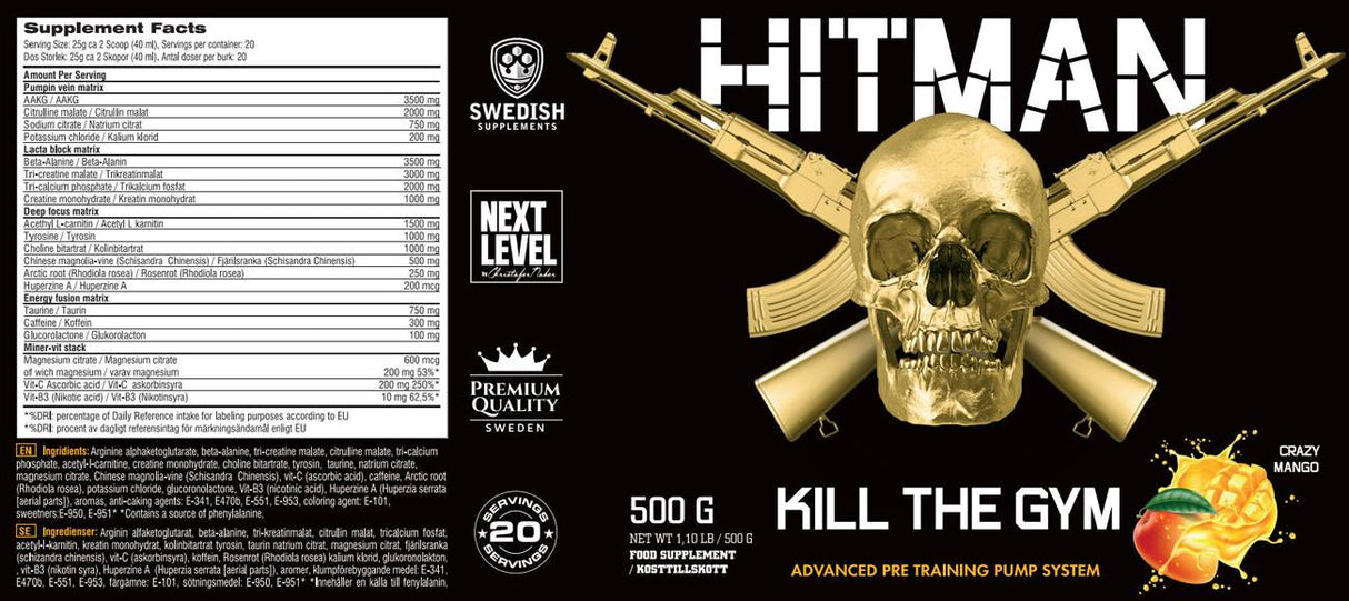 Hitman - ubij telovadnico 500 gramov