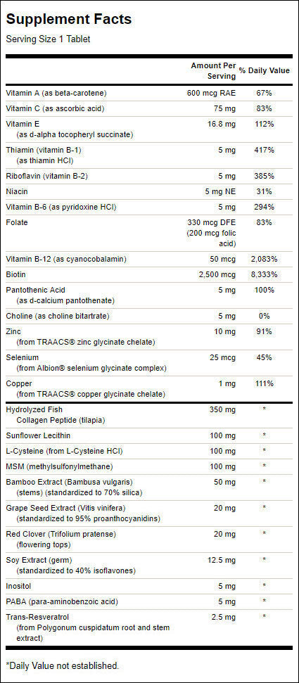 Formula za oživitev las - 60 tablet