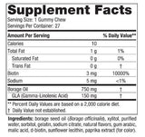 Hair & Skin Gummy Chews - 27 gumijastih bombonov