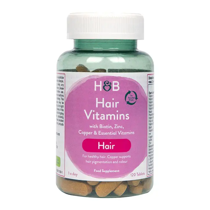 Vitamini za lase s kolagenom (vitamini las) 120 tablet Holland & Barrett