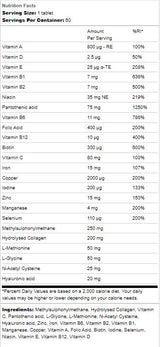 Vitamini las | Z biotinom, cinkom in bakrom 60 tablet