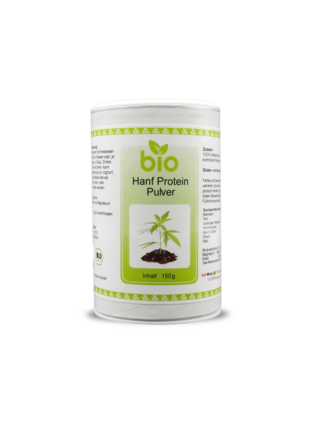 Hanf Protein Pulver - Konopljin protein v prahu, 150 g <tc>Karl Minck</tc>
