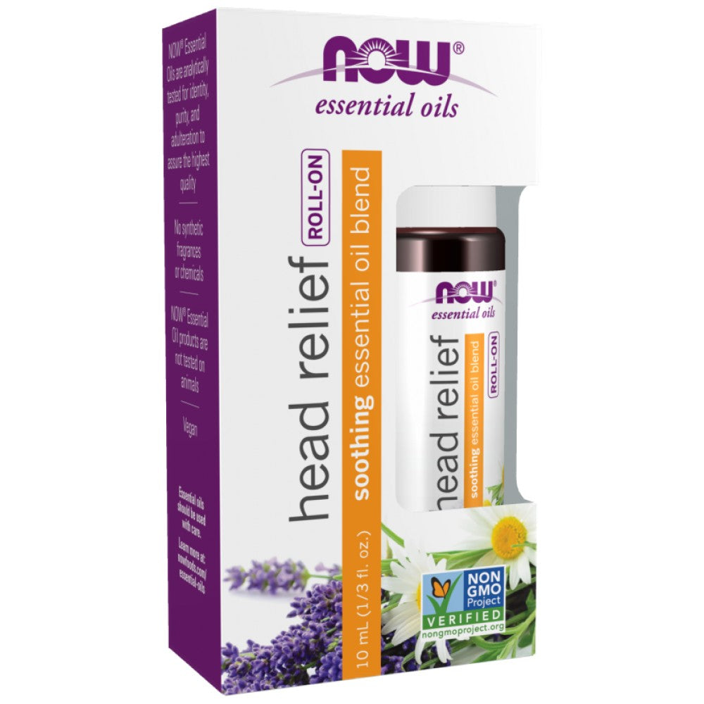 Glava relief Roll-on | Pomirjujoča mešanica eteričnega olja - 10 ml
