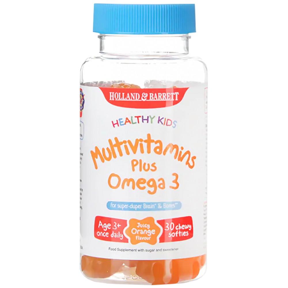 Zdravi otroci / multivitamini plus omega 3 - 30 žvečilnih tablet