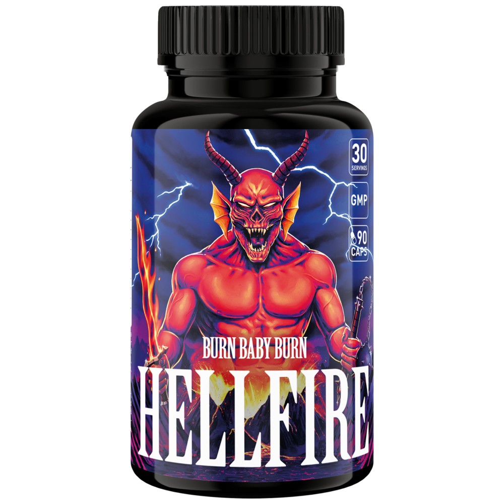 Hellfire | s Forskolinom, zrni raj in zeleni čaj - 90 kapsul